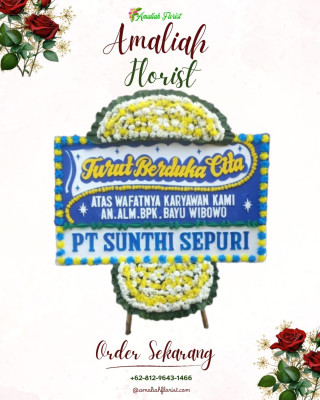 Papan Bunga Duka di Peso Hilir