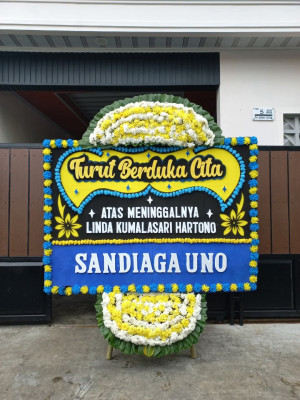 Papan Bunga Duka di Peso Hilir